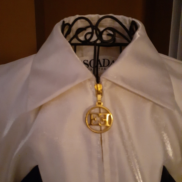 Escada Margaretha Rey, vintage suit black/white - Picture 4 of 7